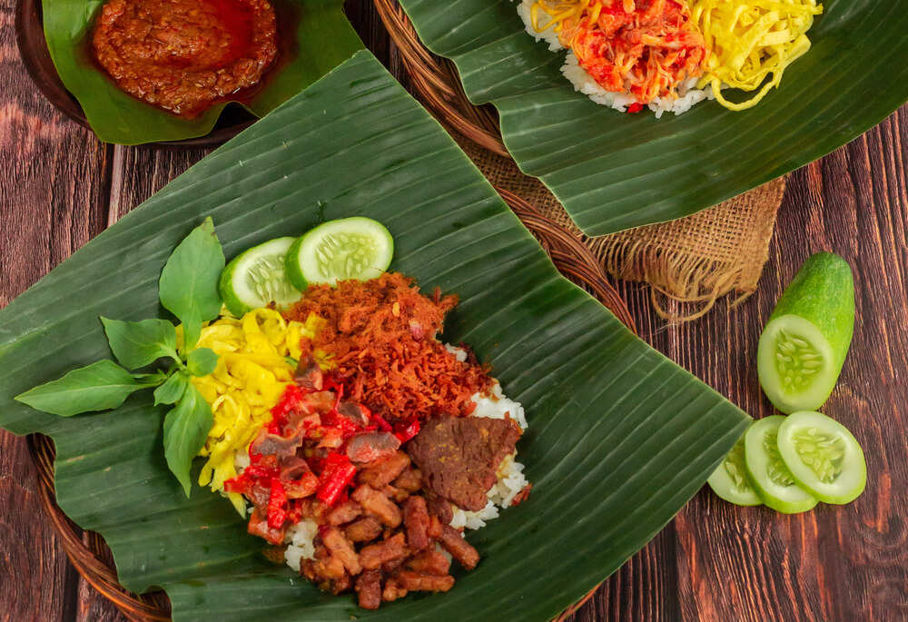 nasi rames khas jawa