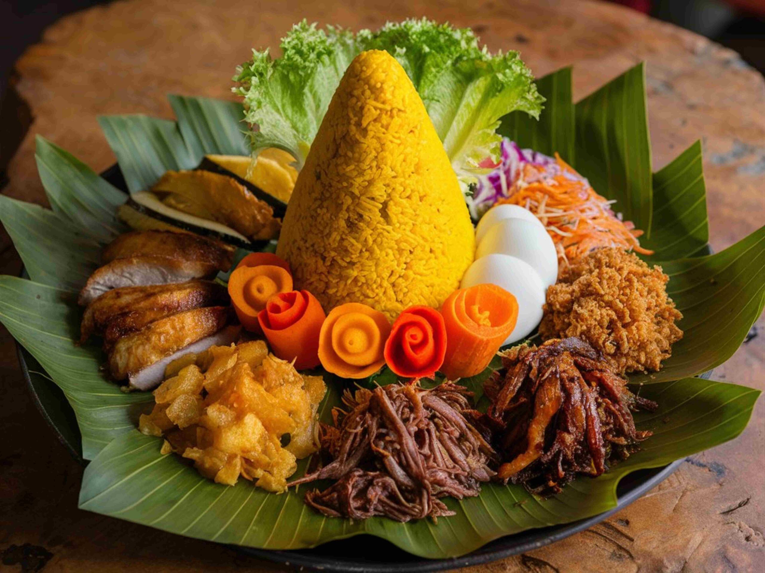 tumpeng ulang tahun anak perempuan